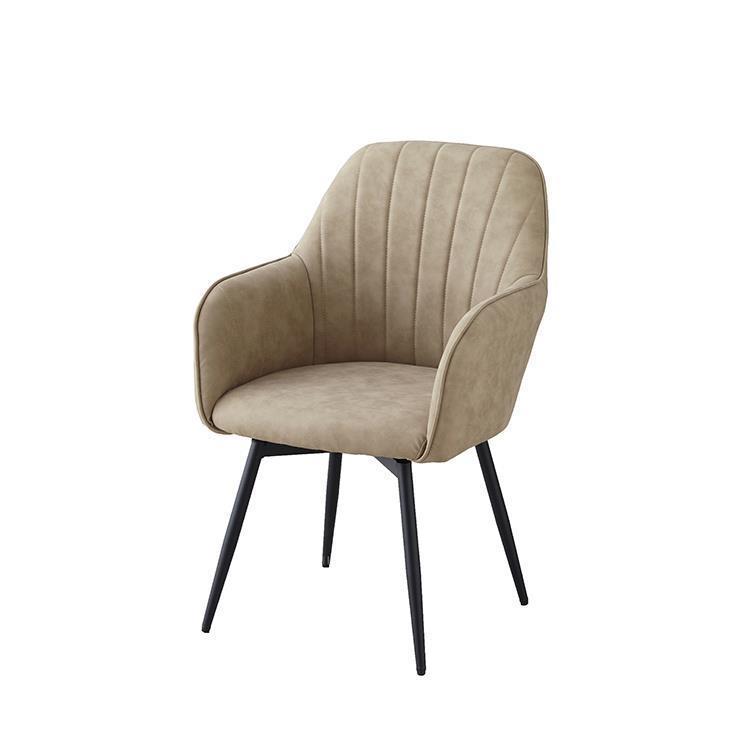 WEB限定】 Turna ダイニングチェア 黒脚 ベージュ(ベージュ): ソファ