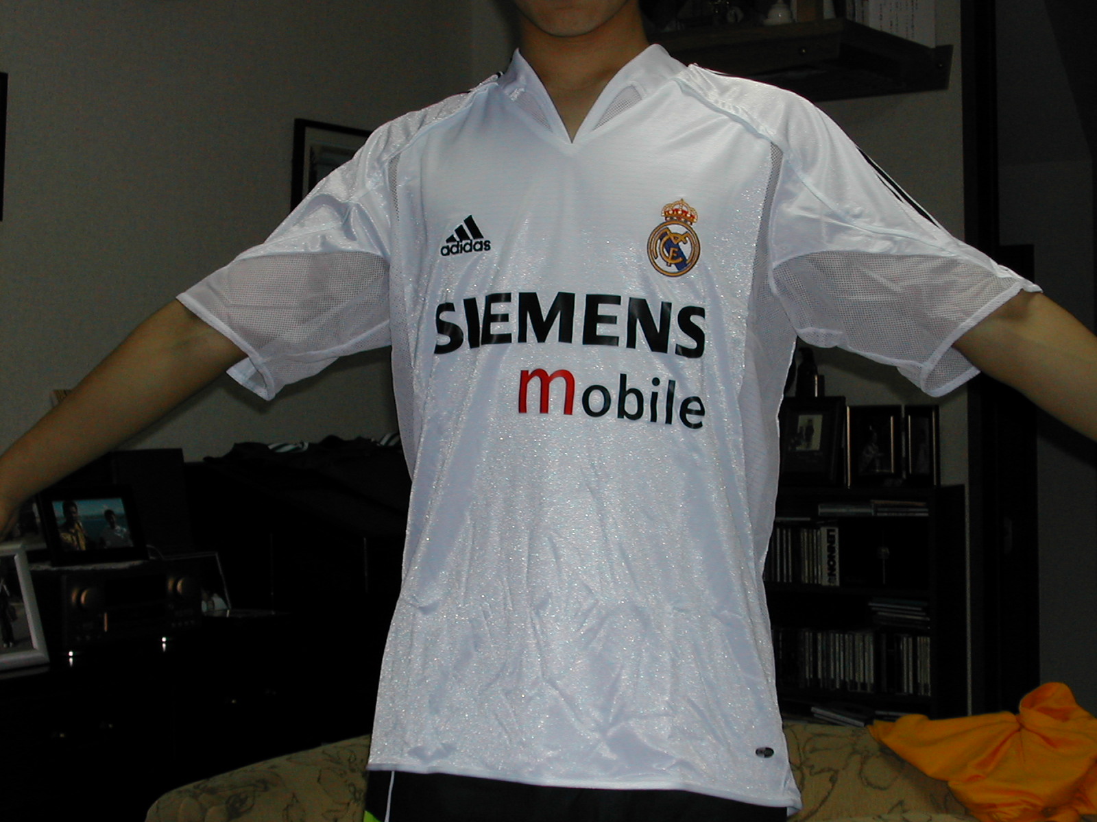 レアルマドリッド04-05`ホーム用選手仕様半袖ユニフォーム