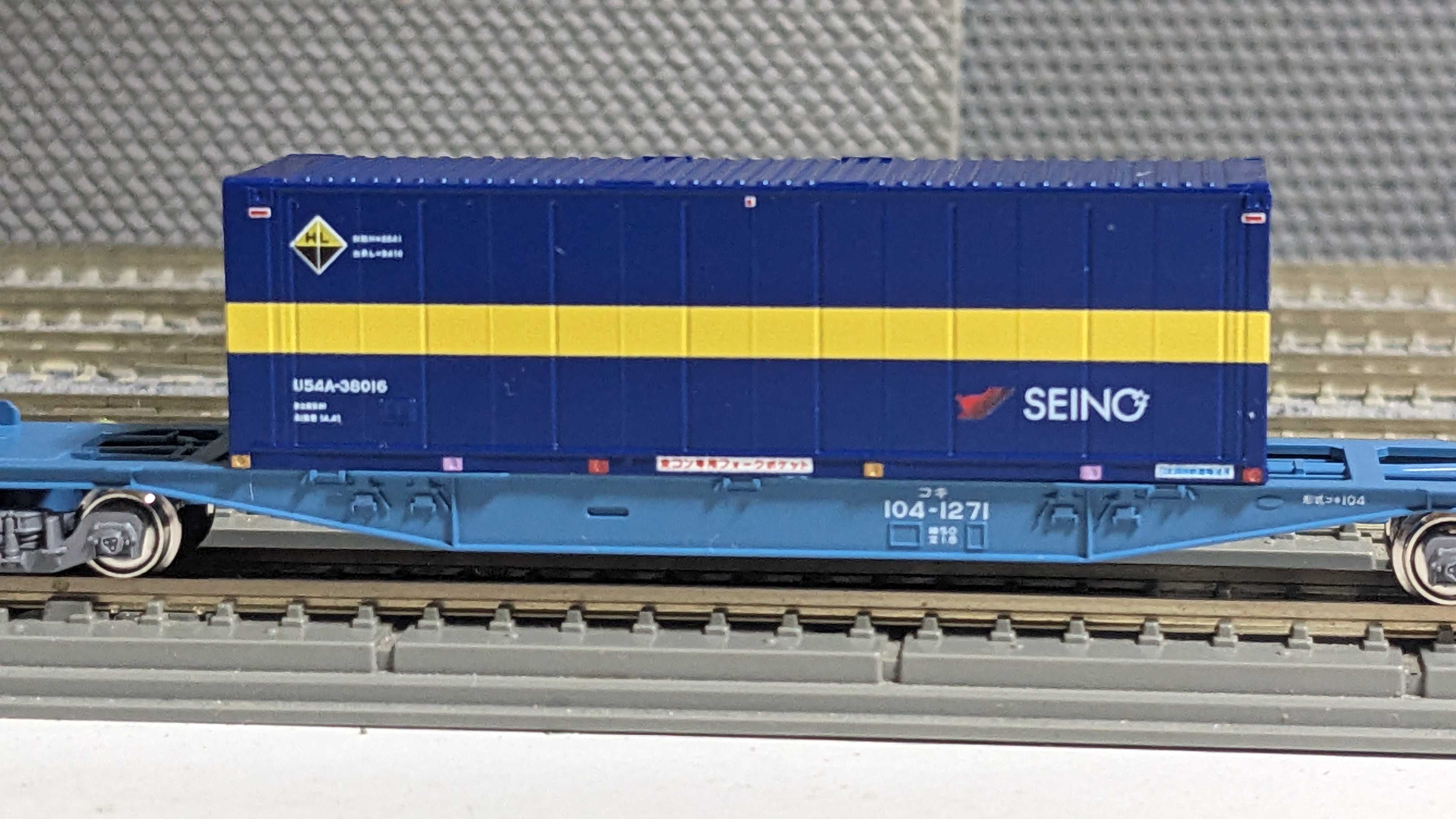 🔴入線 KATO 23-585-A U54Aコンテナ 西濃運輸 - 竹ノ塚総合車両