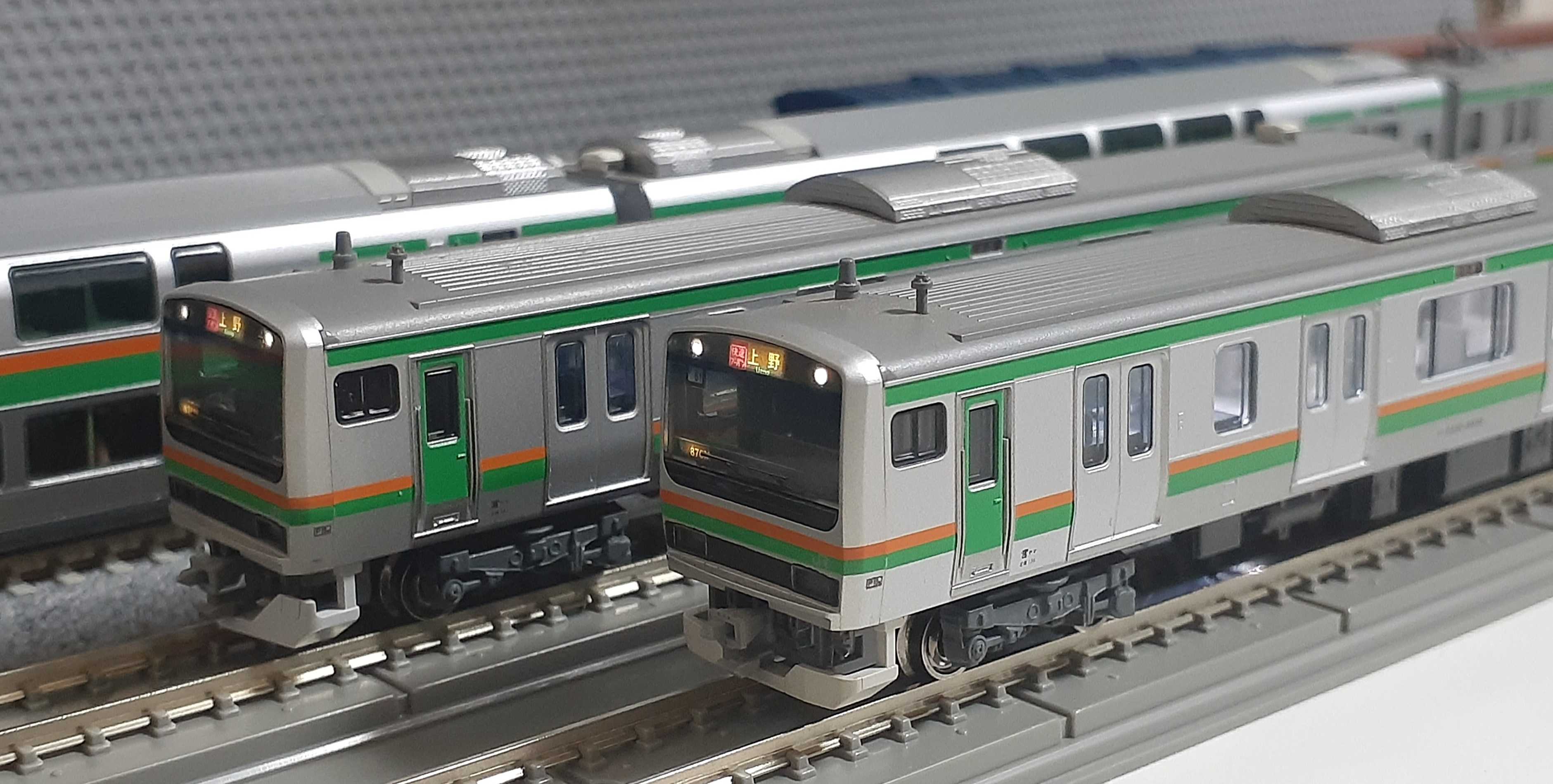 🔵💡 Kato 10-471 E231 小山車(宮ﾔﾏ) 10-470 ｻﾛE230/231整備 後編