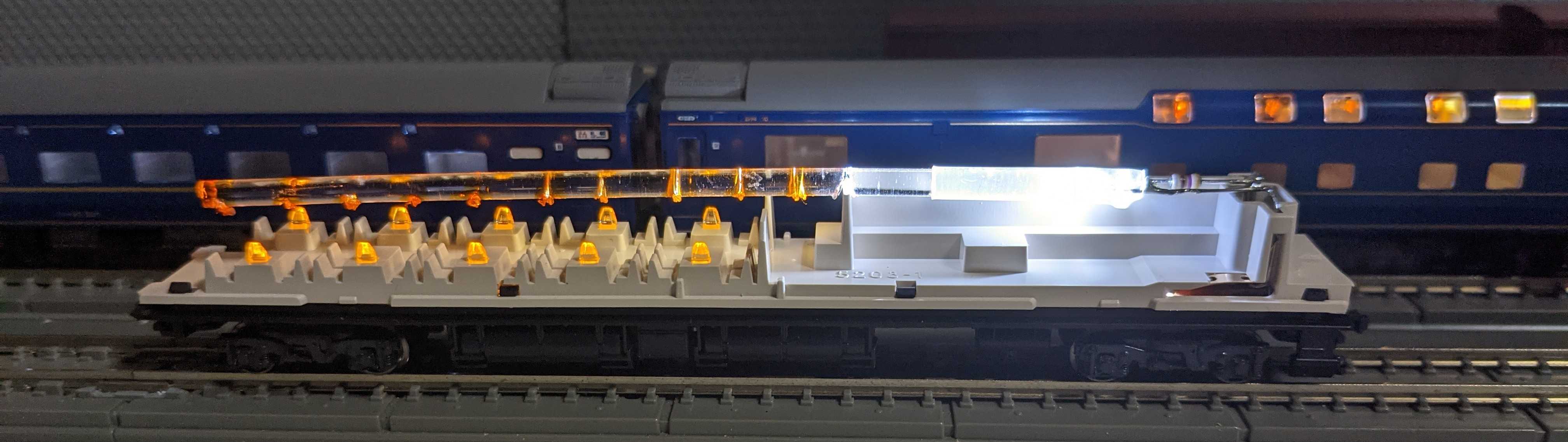 🔵💡kato 10-831/832 24系寝台特急北斗星DX編成 室内灯工事 その①