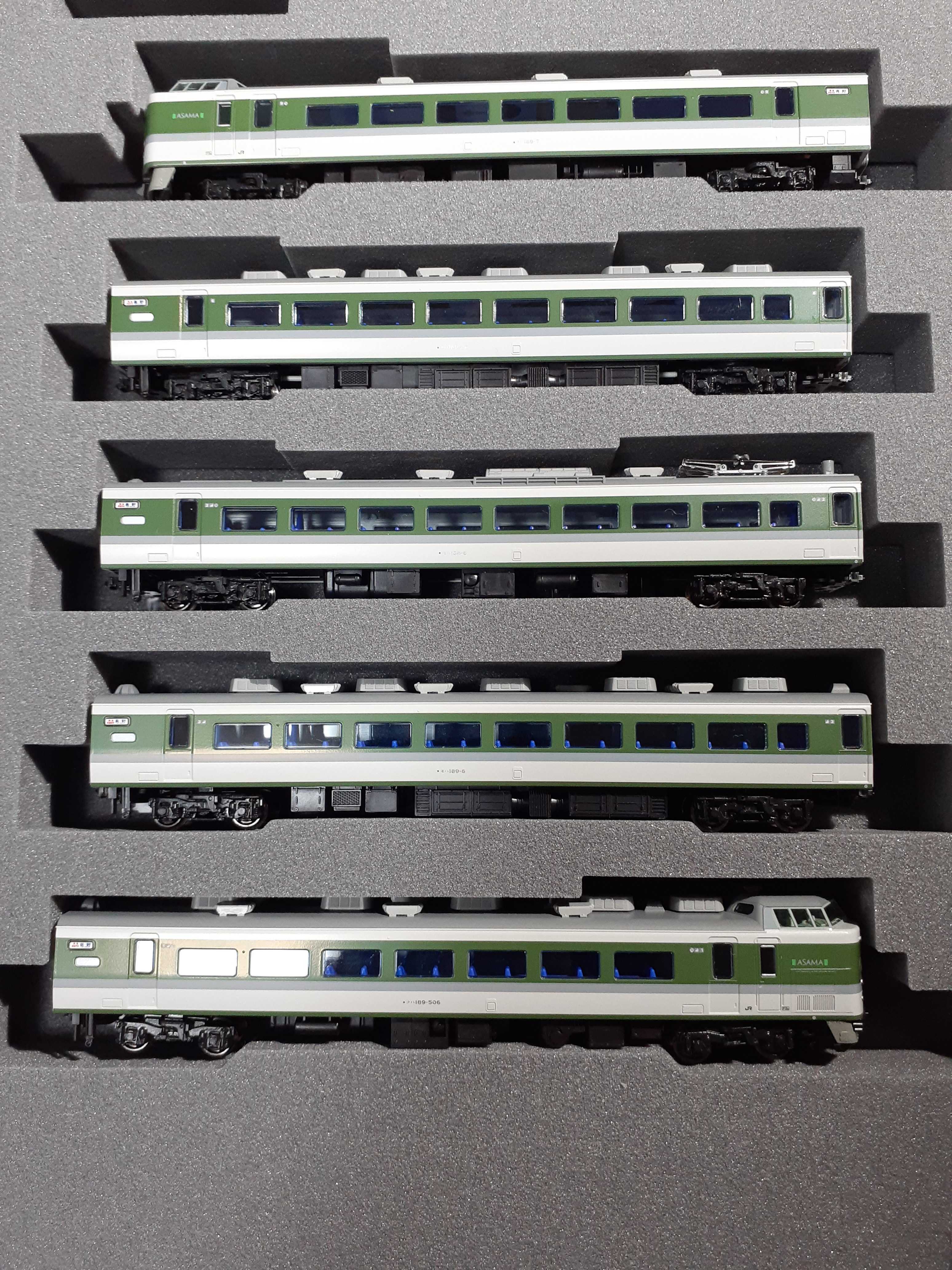 🔴入線 Kato 189系｢あさま｣小窓編成 10-1501 10-1502 - 竹ノ塚総合車両