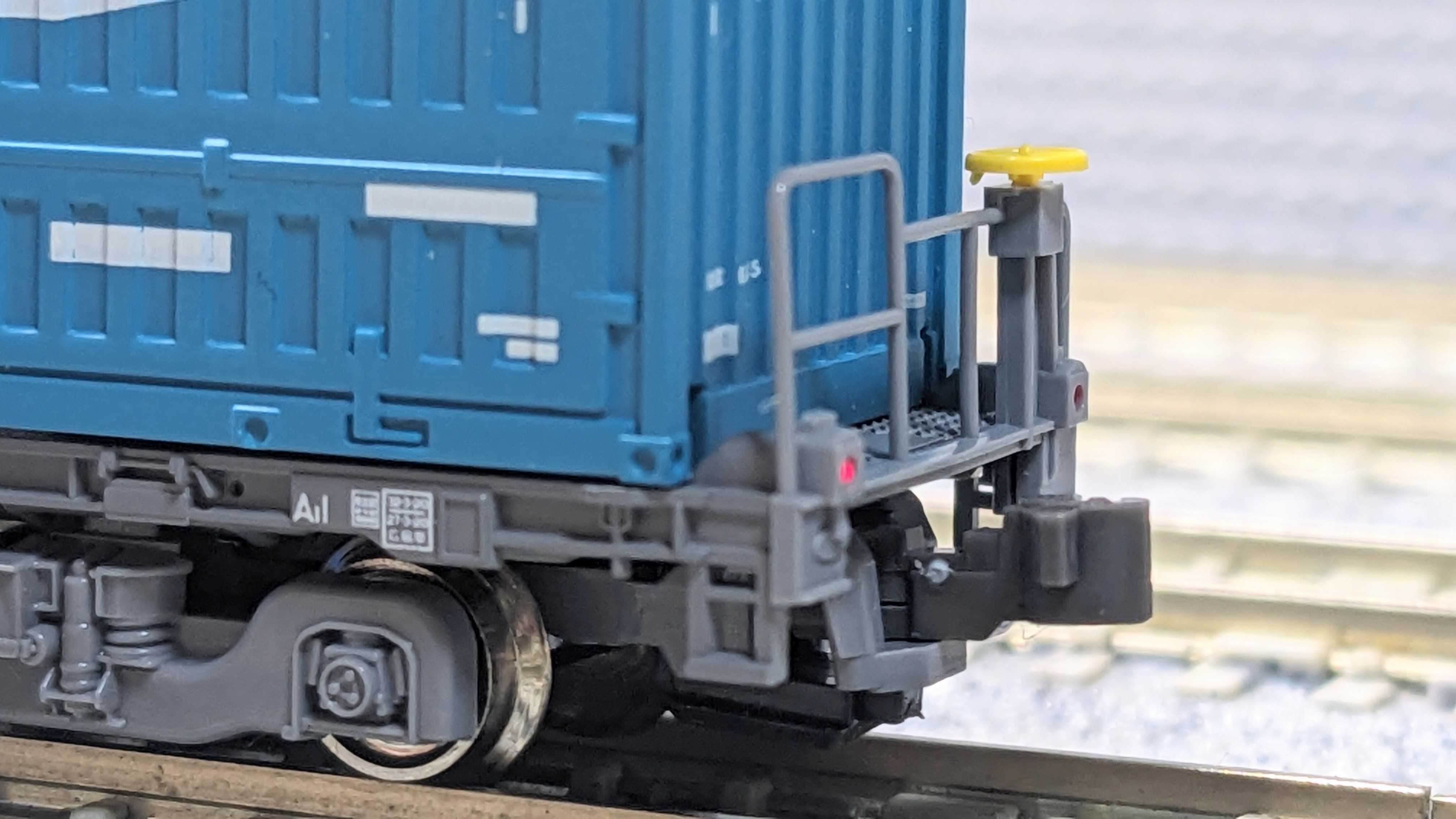 🔵入線整備 連結器交換 Kato 10-1432 コキ106 コキ107 コンテナ無積載