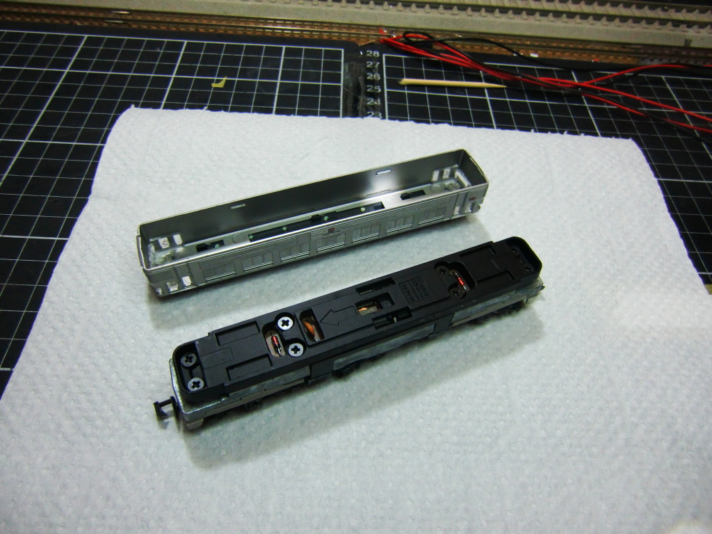 ▽HO/16番ゲージ「カツミ C62修理＋N機関車」 – 作業履歴