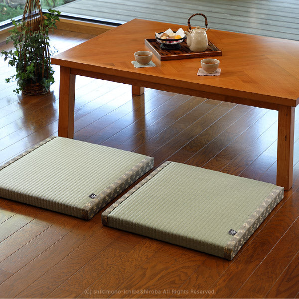 角座畳 水拭きできる 小さい置き畳 55×55×H5cm 座布団 飲食店 居酒屋
