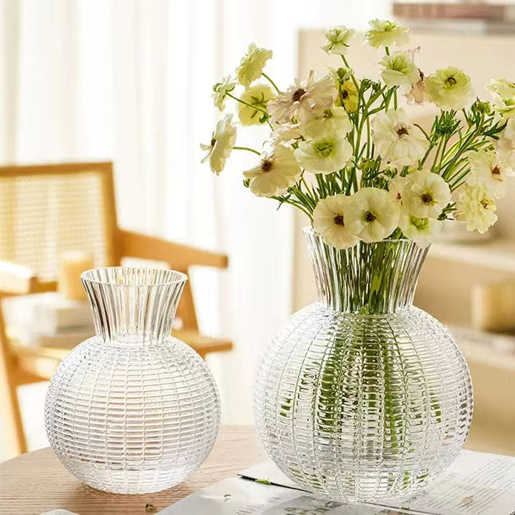 ☆ドレスデンクリスタル 花瓶 グリーン フラワーベース ガラス