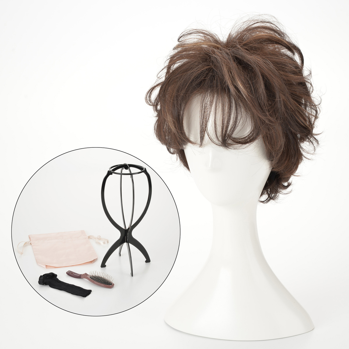 KNTファッションウィッグ カオリスタイル エアリーカール カオリナラ