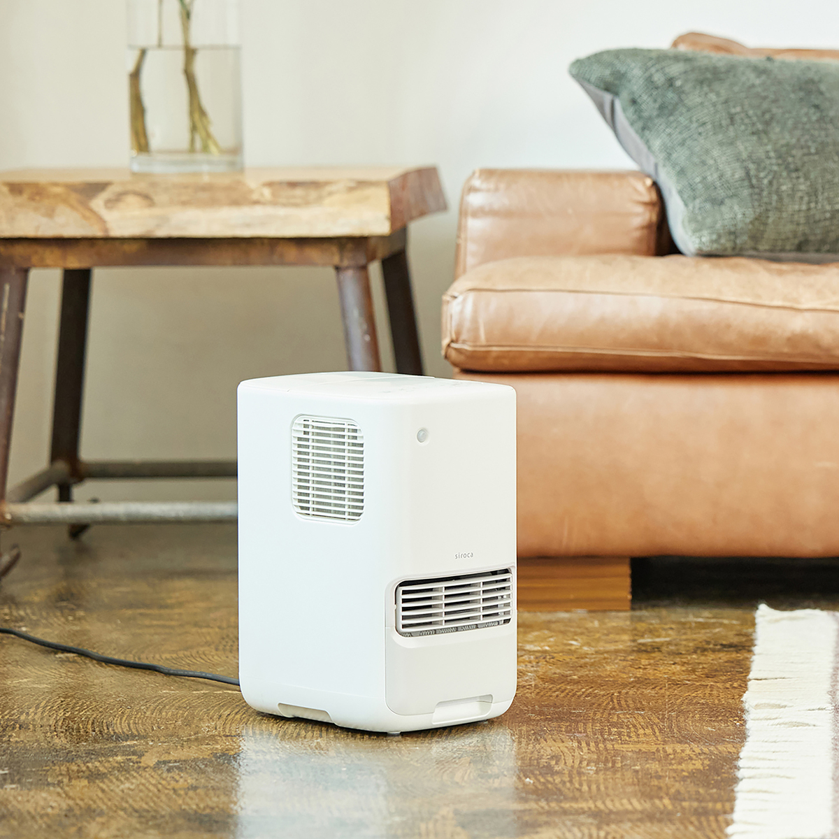 シロカ 加湿機能付き セラミックファンヒーター ポカプラス siroca