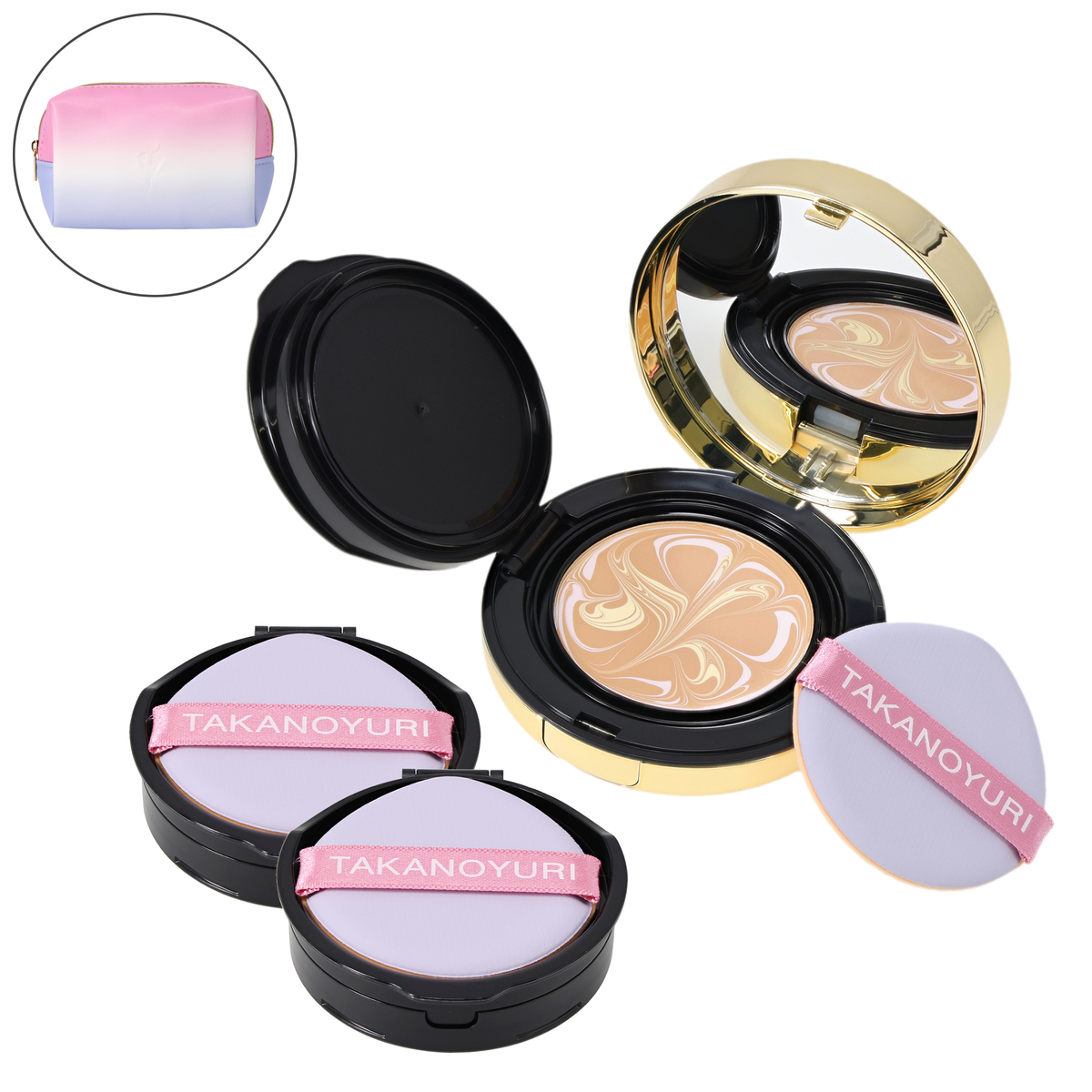 たかの友梨エステファクトジュエリーパクトVC3個分セット たかの友梨