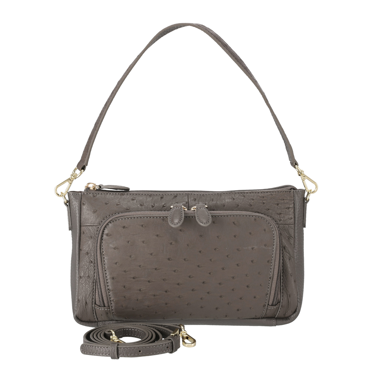 ロダニア オーストリッチ レクタングル2WAYバッグ ロダニア（RODANIA