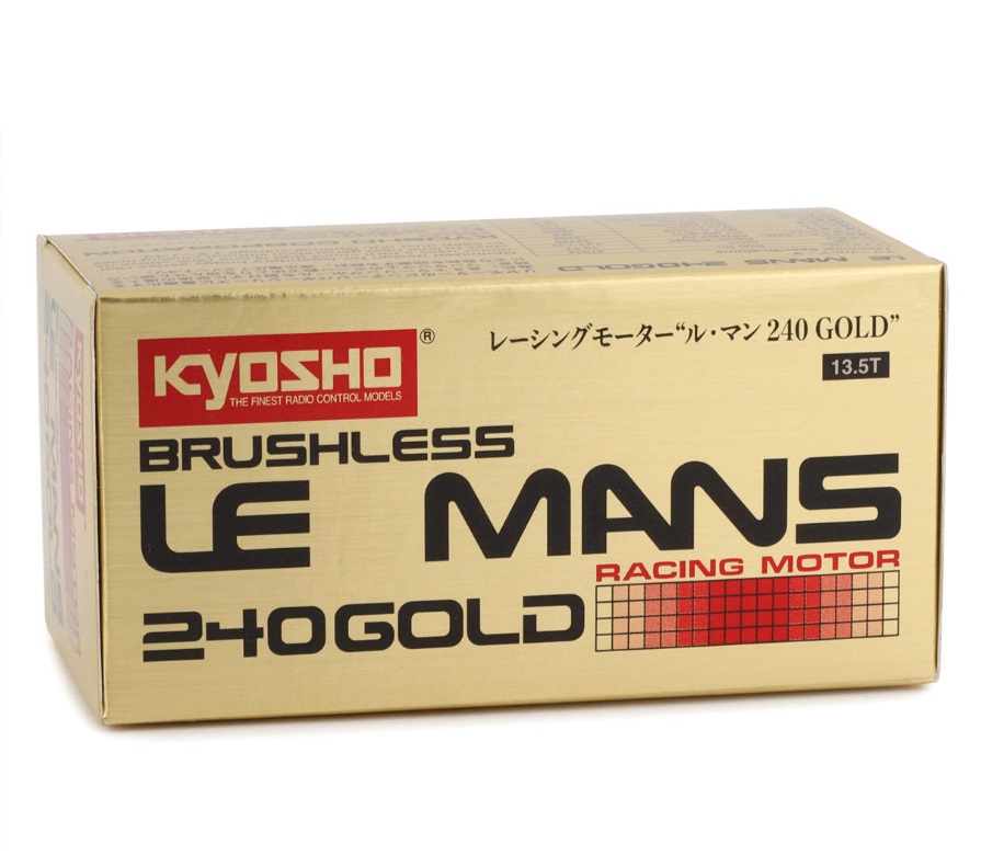 Kyosho LeMans 240 Gold Brushless Motor (13.5T) – RC Bombshells