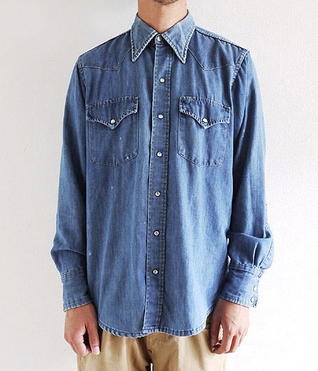 70's Sears ROEBUCKS デニムウェスタンシャツ - Fresh Service