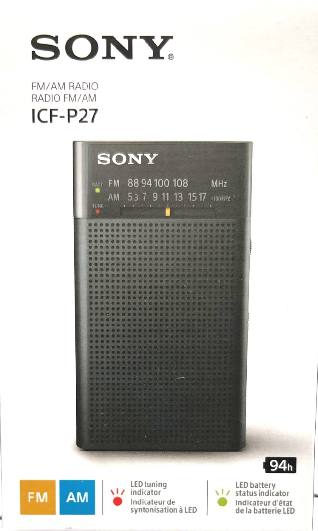 Sony ICF-P27 AM/FM Pocket Portable | radiojayallen