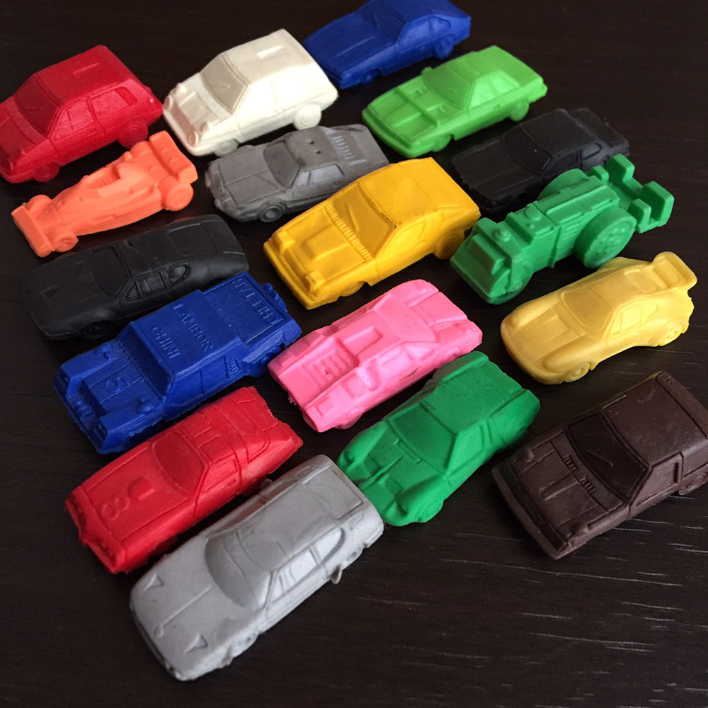 流行ったよね！懐かしい｢スーパーカー消しゴム｣ │ レトロ雑貨のブログ