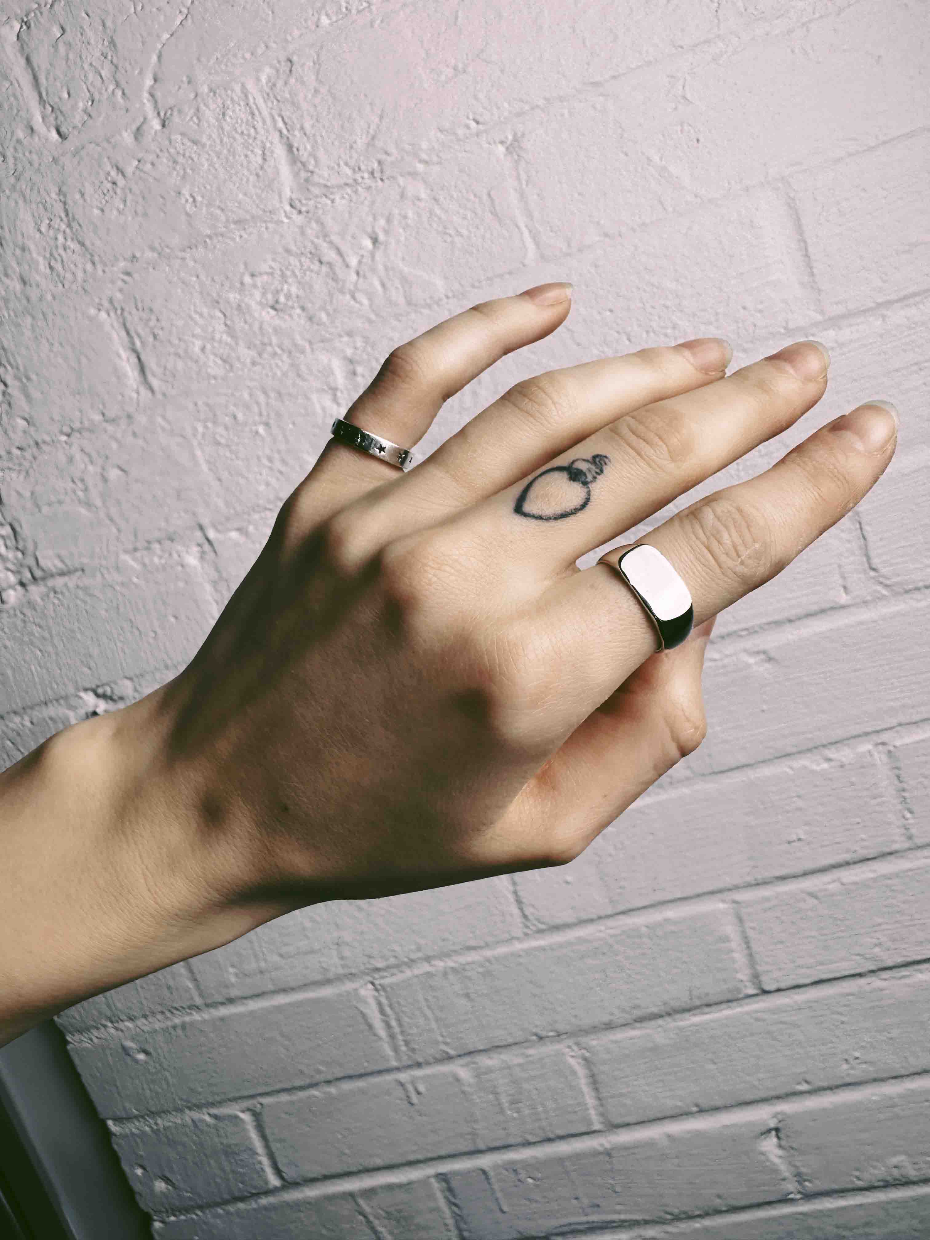 Love You Ring in Sterling Silver – Chunky Jewellery – Rat Betty