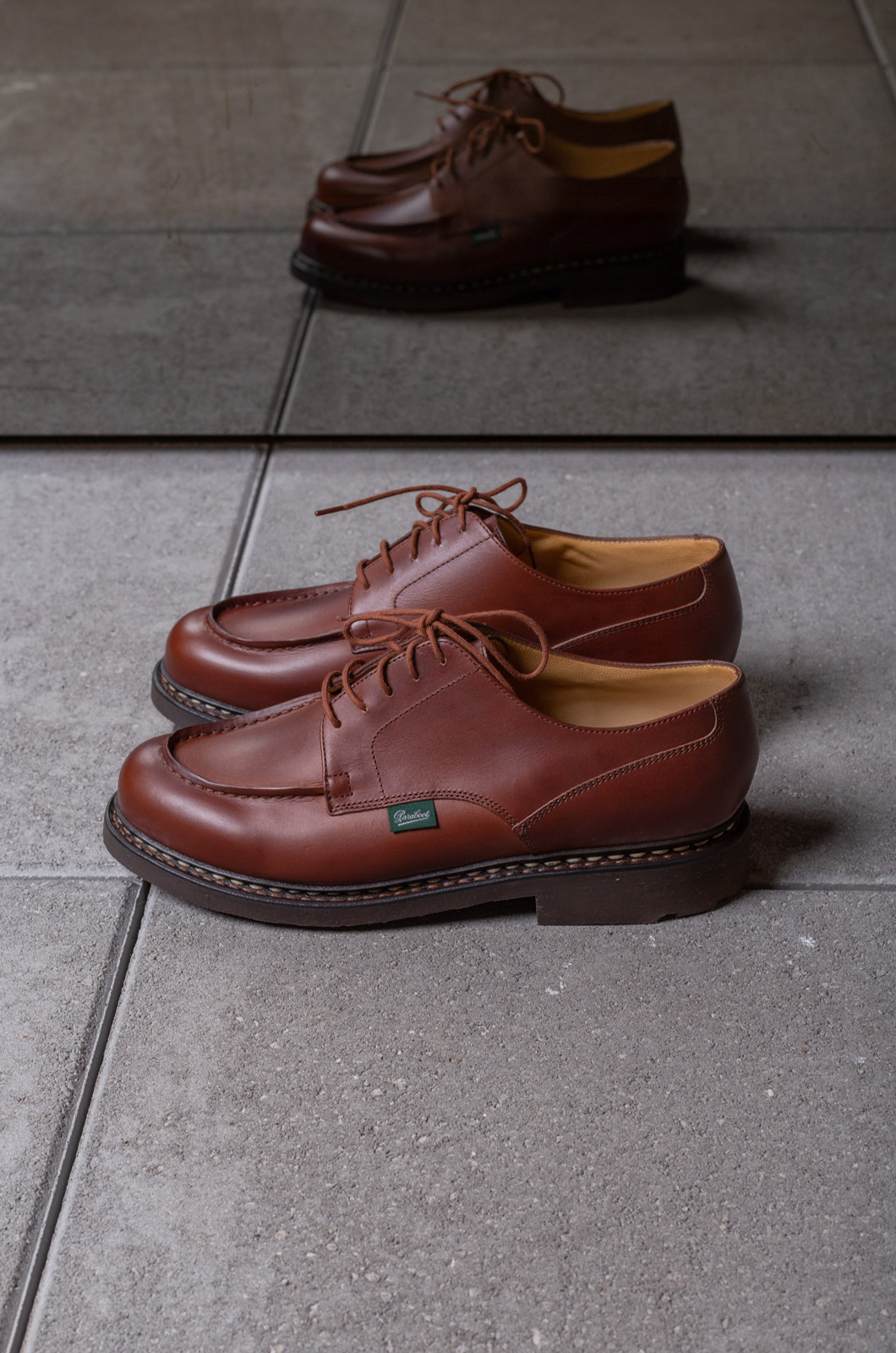 Paraboot - Chambord Tex Marron - Lis Marron - RENDEZ-VOUS STORE