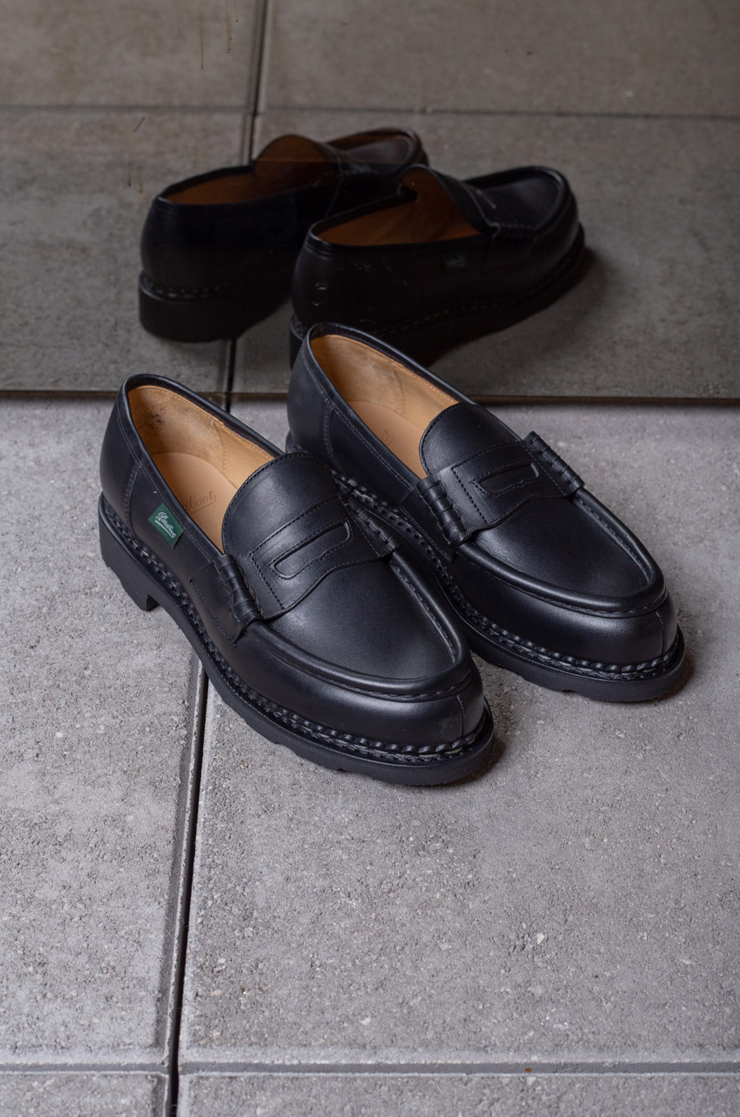 Paraboot - woman Orsay Griff Noire - Lis Noir - RENDEZ-VOUS STORE