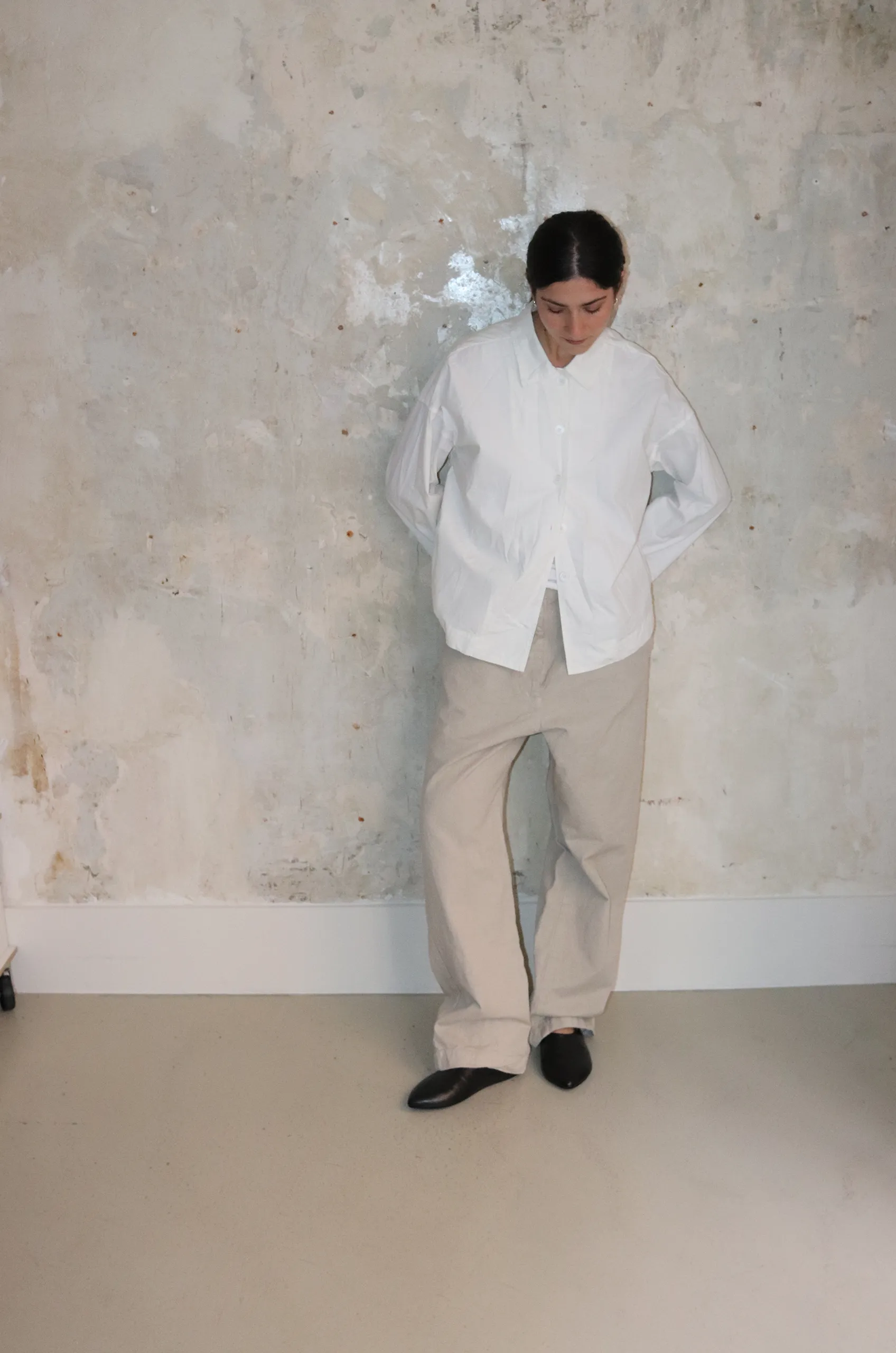 Casey Casey - Juliette Shirt Solid White - Rendez-vous Store