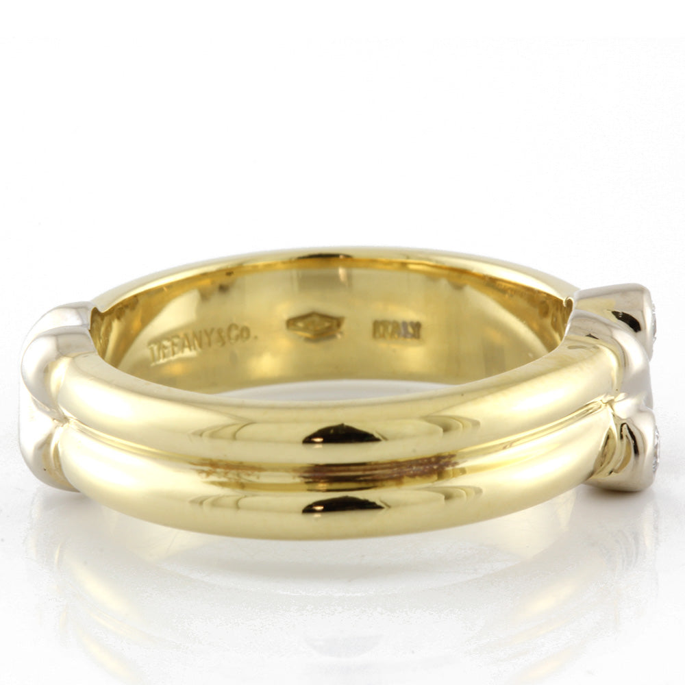 ティファニー TIFFANY&Co. シグネチャークロス リング・指輪 10号 18金