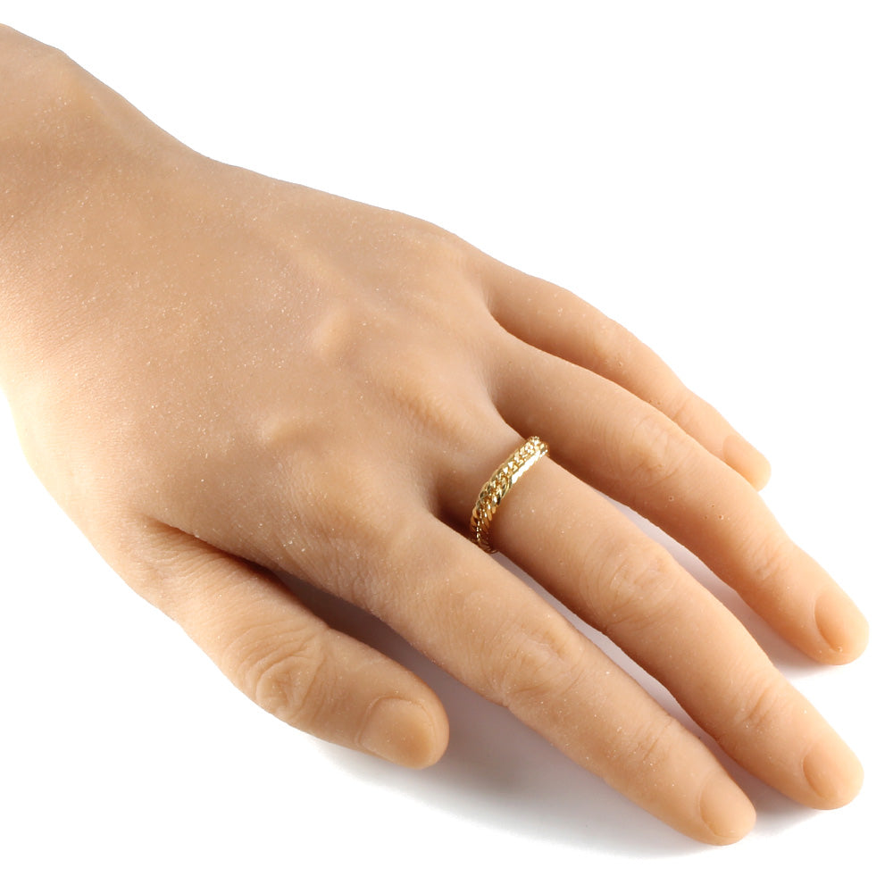 喜平 リング・指輪 12DCT 12面トリプル リング 指輪 20号 18金 K18