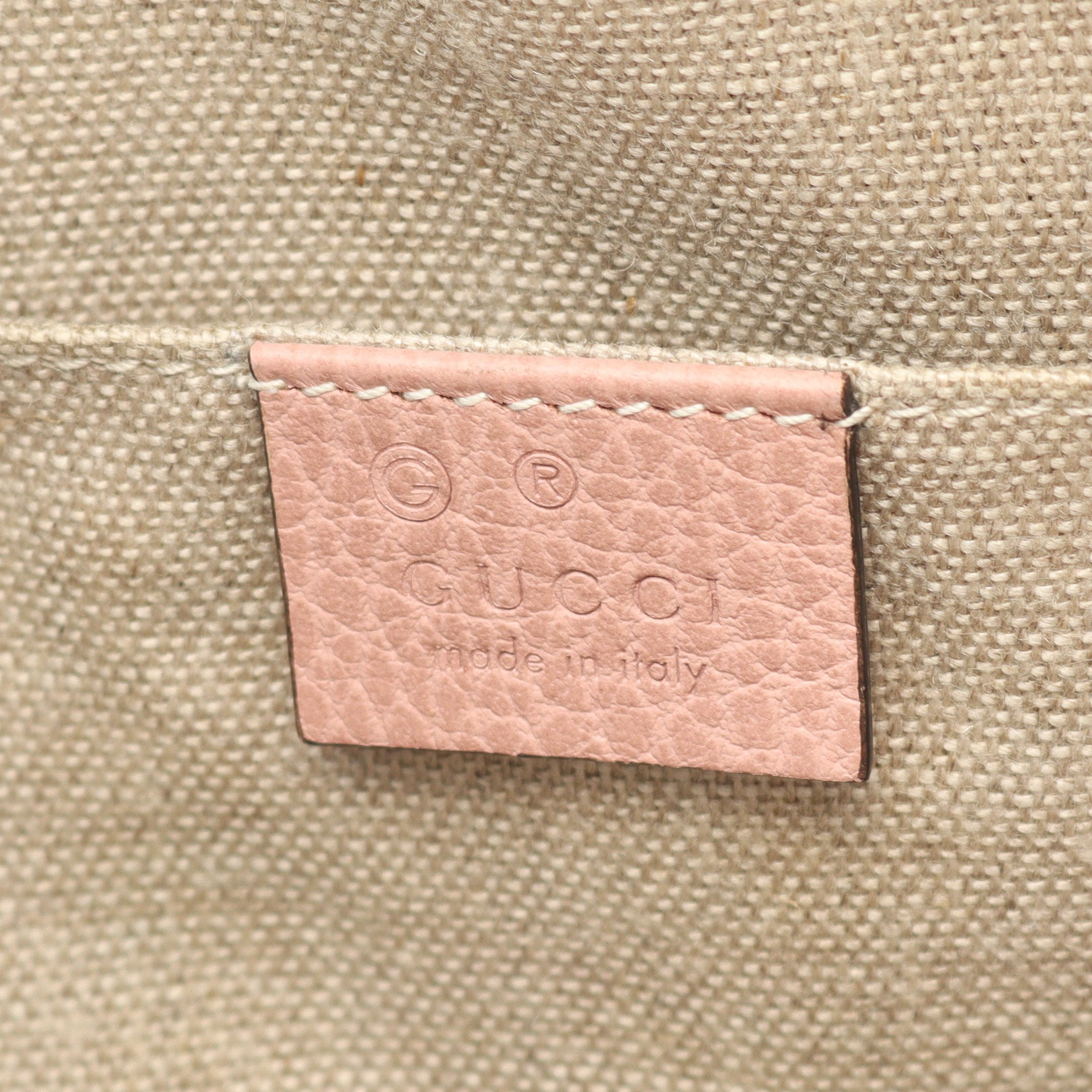 インターロッキング G ハンドバッグ レザー ピンク 2WAY グッチ – RECLO