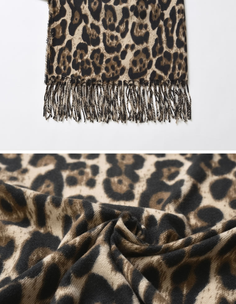 レオパード柄マフラー - ファッション雑貨通販 | 人気レディース