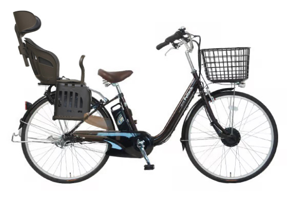 ヘッドレスト付チャイルドシート搭載TDF-14Z PELTECH 子供乗せ自転車