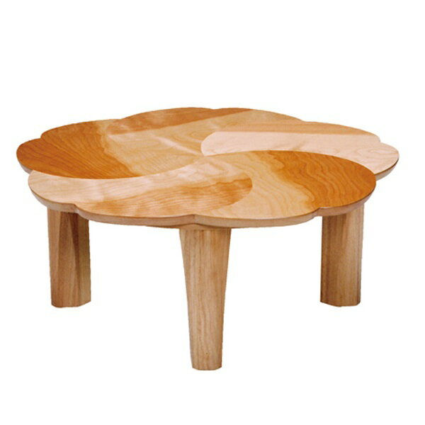 楽天市場】讃和 家具調こたつ 座卓 折形 木製 コタツ チェリー 直径