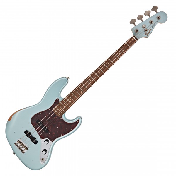 DISC Fender 60th Anniversary Road Worn 60s Jazz Bass, Firemist