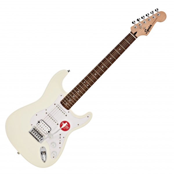 Squier Bullet Stratocaster HSS w/ Trem, Arctic White at Gear4music