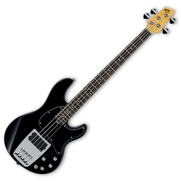 Ibanez ATK200 Electric Bass Guitar, Black at Gear4music