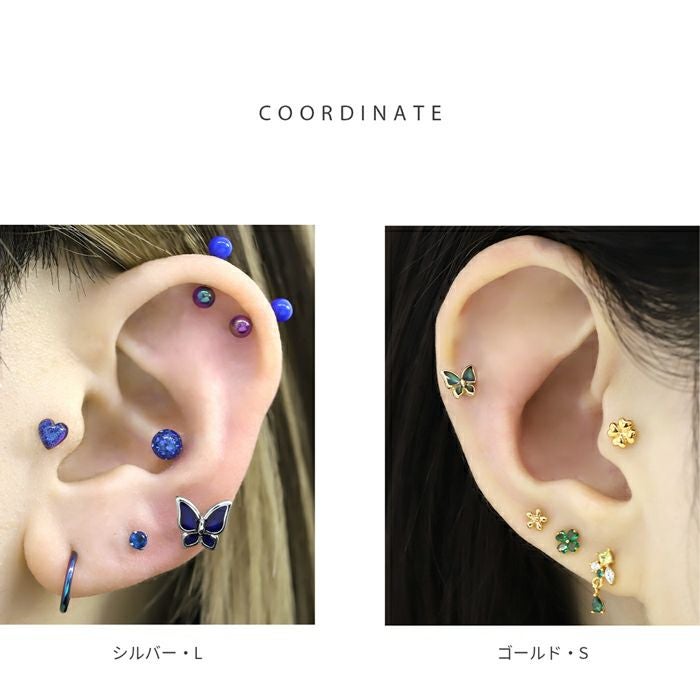 蝶カラーチェンジピアス の通販|ボディピアス 凛