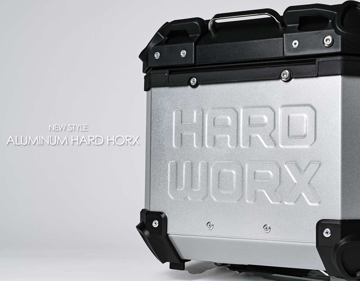 HARD WORX バイク用 アルミトップケース 45L HXNE45 | バイク用品はRIDEZ