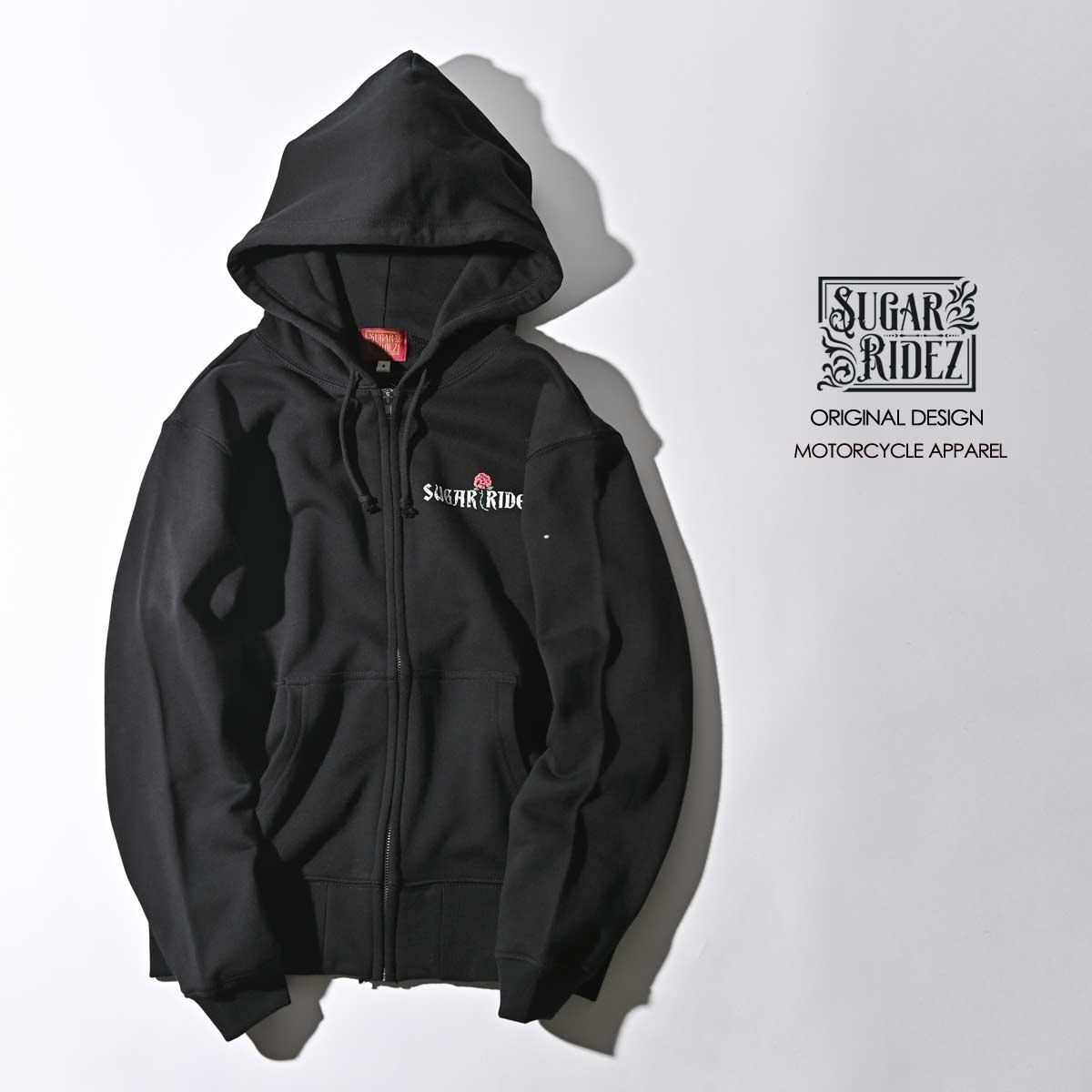 SUGAR RIDEZ ROSES ZIP PARKA レディース パーカー RHD10 | バイク用品