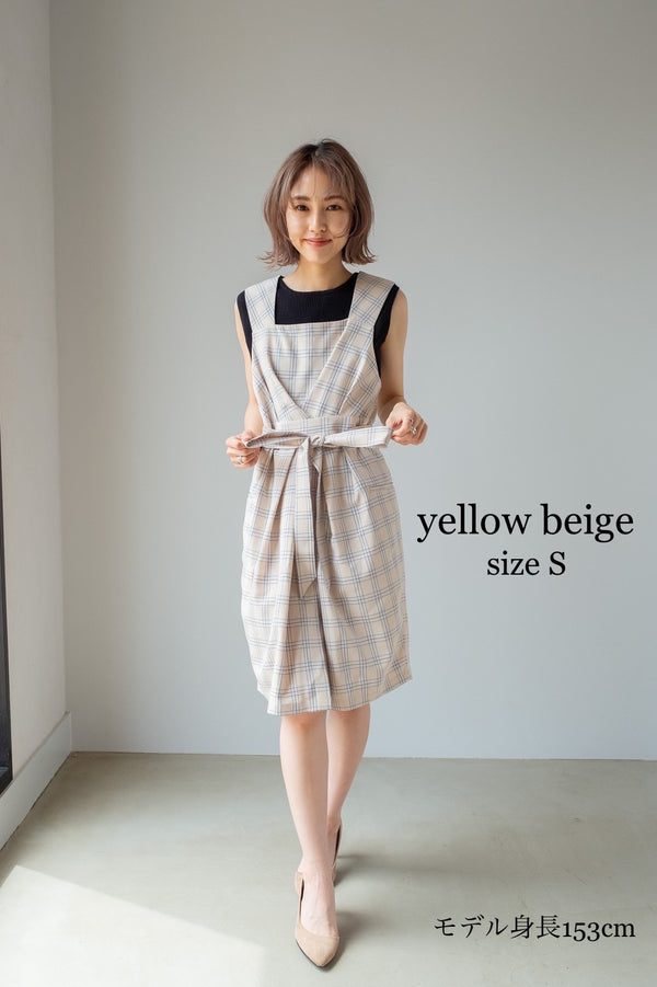 sara BY RIS 】Flare design エプロン 黒 sara BY RIS 】Flare design