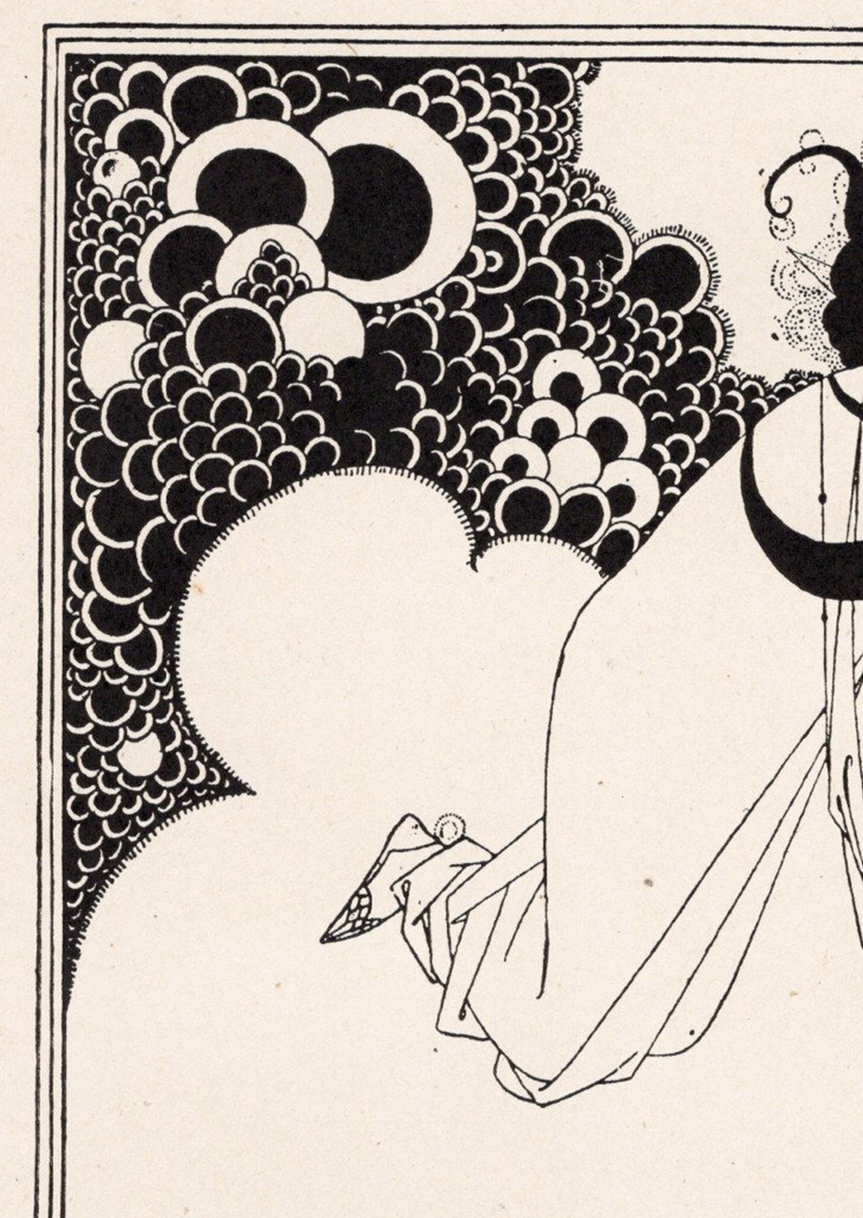 オーブリー・ビアズリー ≪クライマックス≫ 『サロメ』より1900年頃