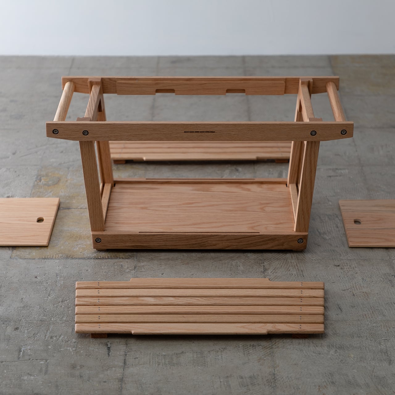 IKIKI】Shelf Container M Oak イキキ シェルフコンテナ M オーク