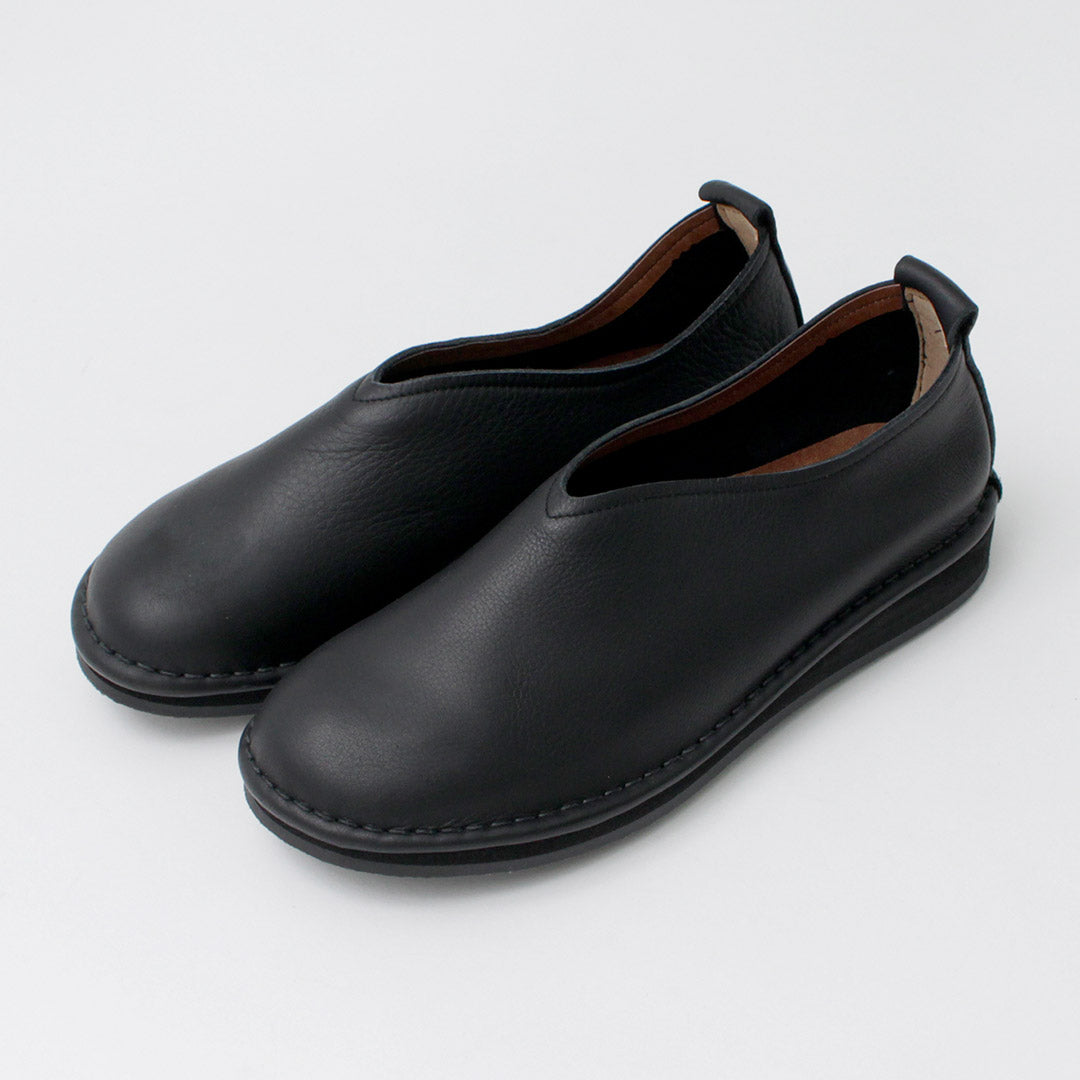 RAMBLE DANCE（ランブルダンス） オイルシュリンクレザー Vカット