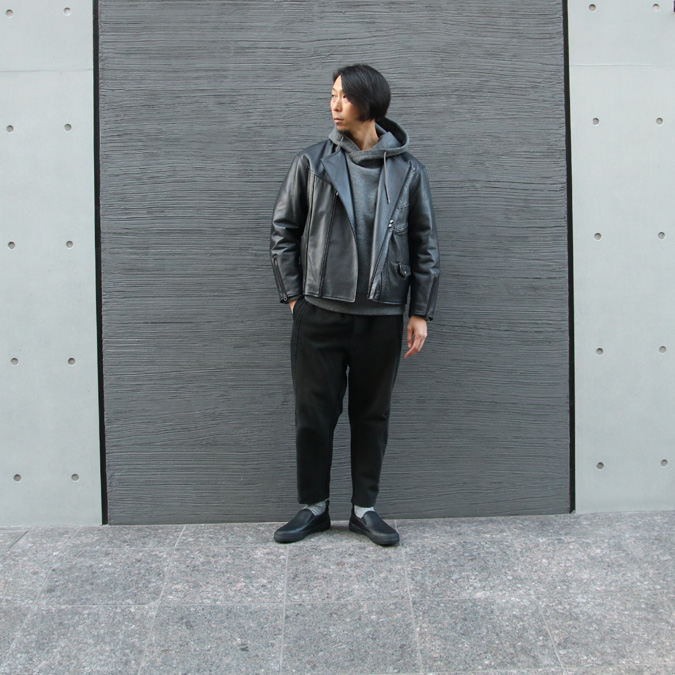 ink(インク) ink19aw-02 [EASY RIDERS] リメイク レザー ライダース