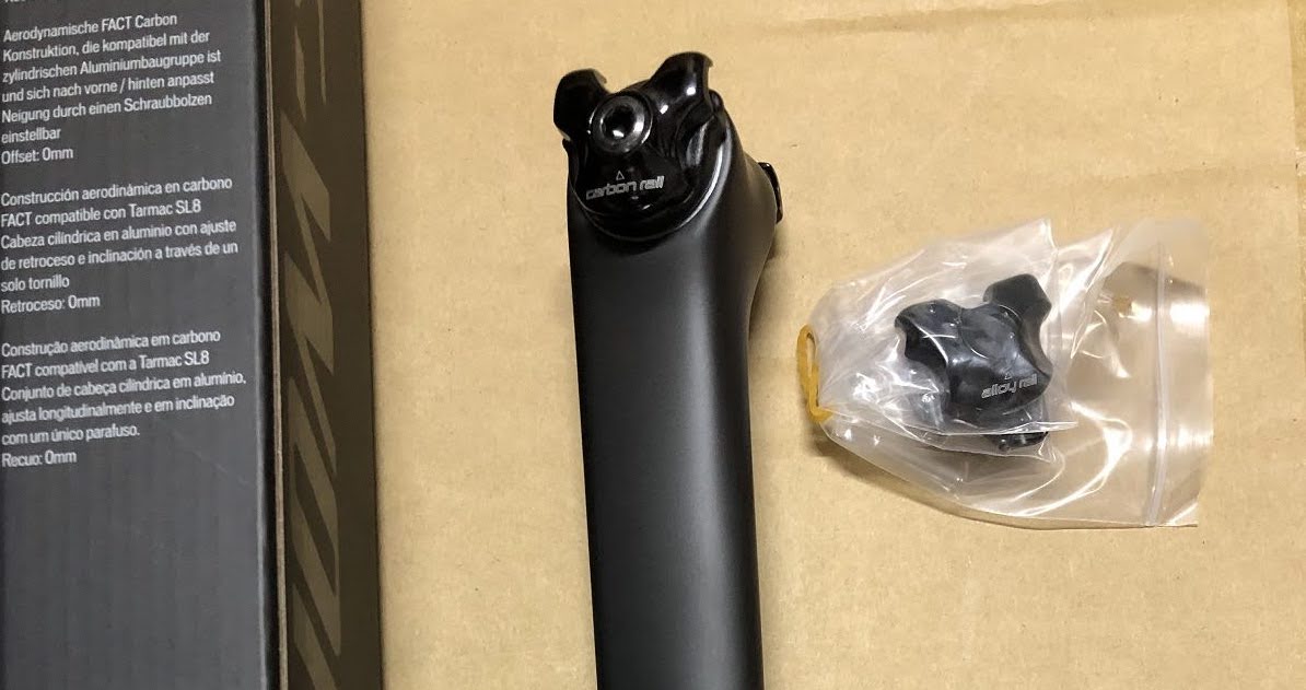 Tarmac SL8 シートポスト 300mm 15mmオフセット S-Works Tarmac SL8