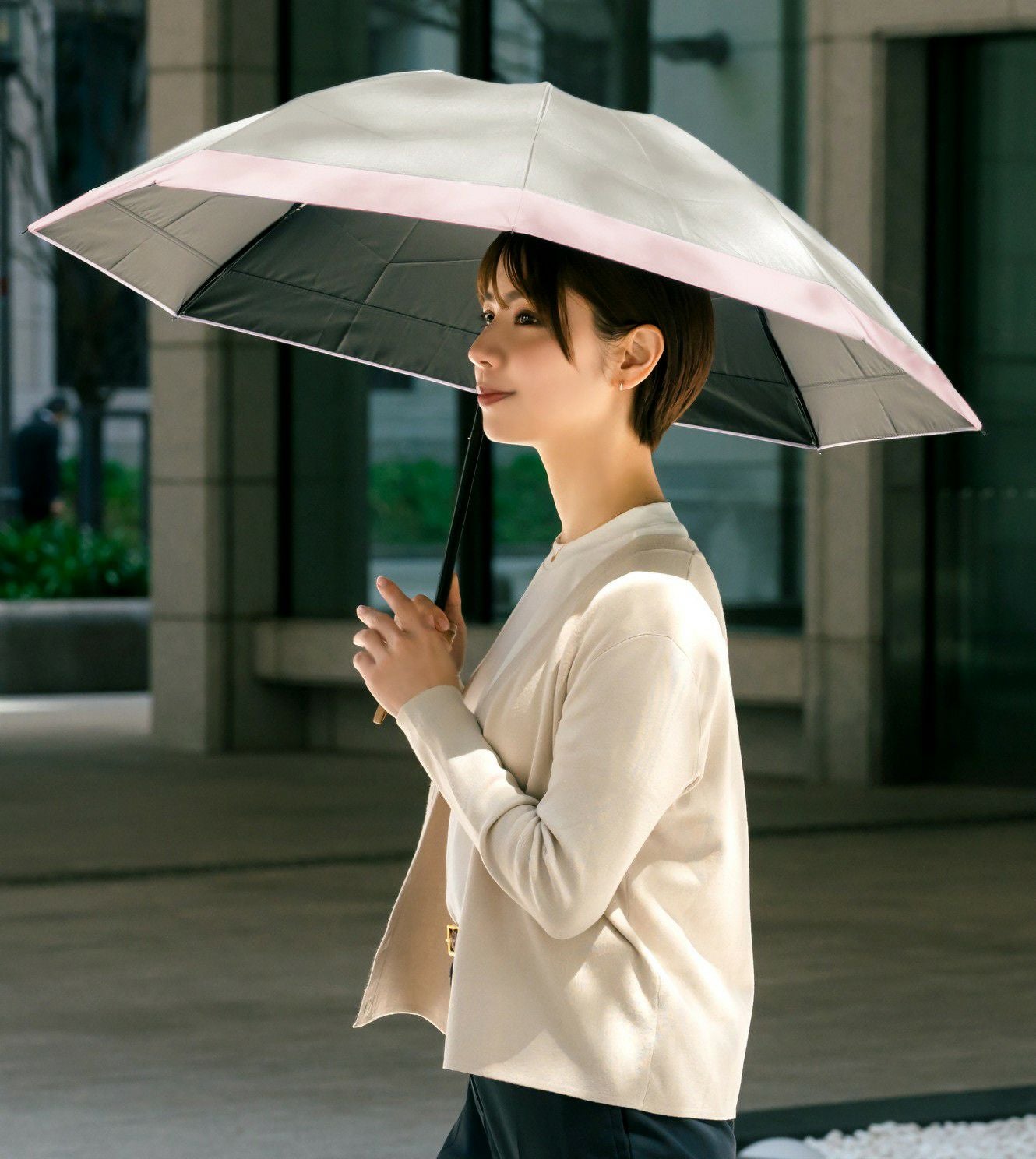 3段 | 折りたたみ日傘 (50cm) | 芦屋ロサブラン