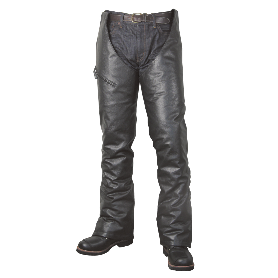 RA7056 サイドZIPレザーレッグウォーマー | ラフ＆ロード