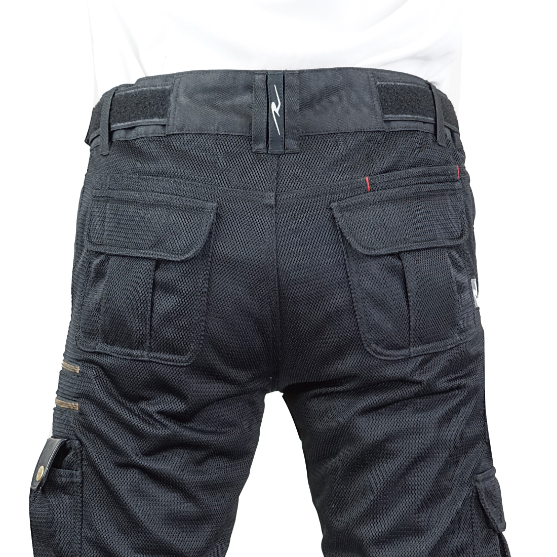 RR7516LF バイカーZIPメッシュパンツルーズフィット | ラフ＆ロード