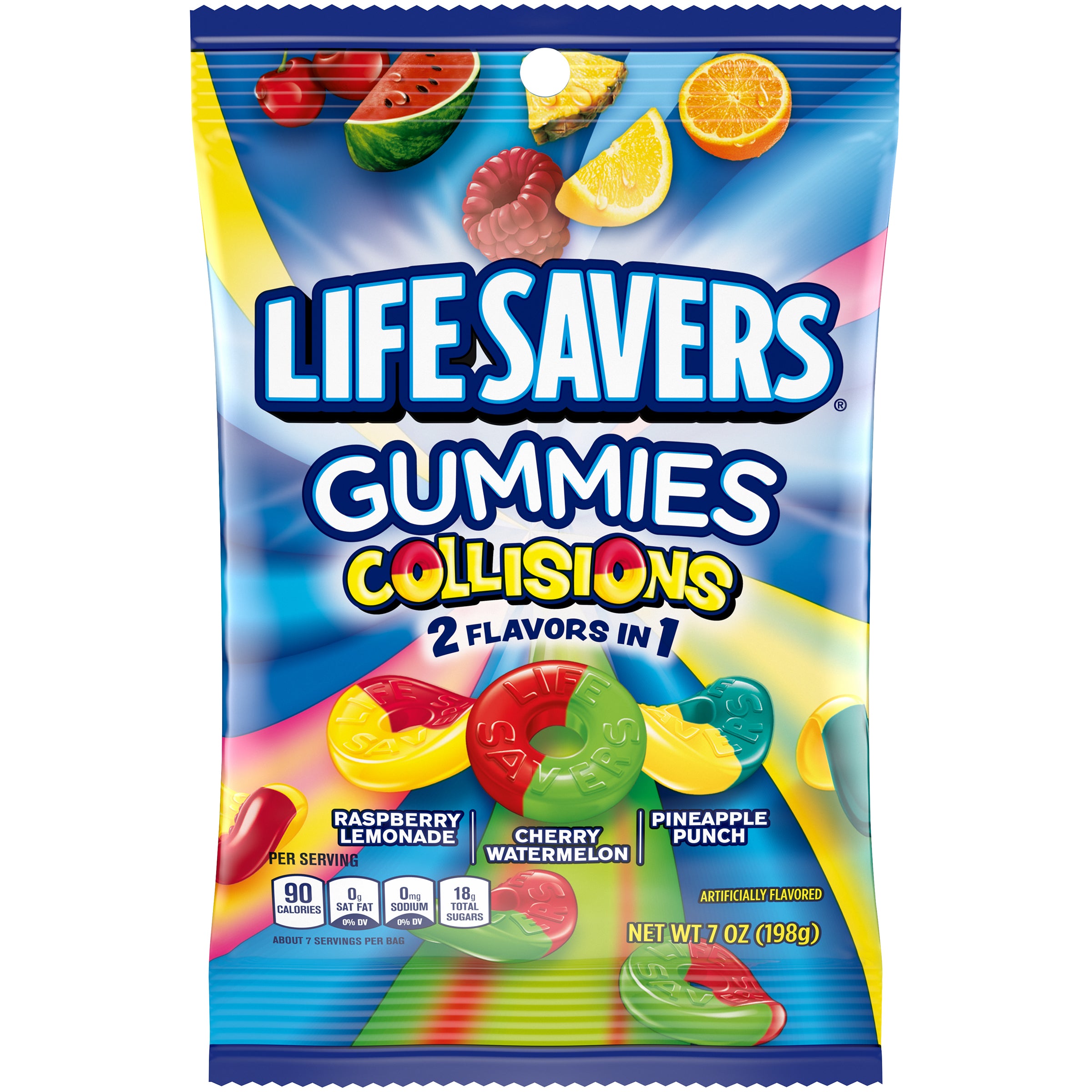 Lifesavers Collisions Gummies-7 oz.-12/Case MPN# 355663 – Round