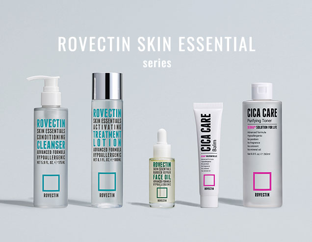 ROVECTIN Skin Essentialsシリーズ｜超低刺激・高保湿スキンケア