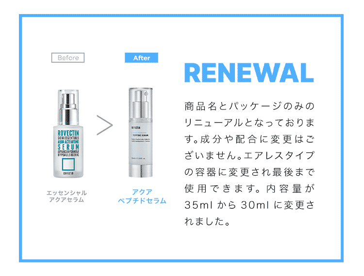 美容液 アクア ペプチドセラム｜ロベクチン日本公式｜超低刺激・高保湿