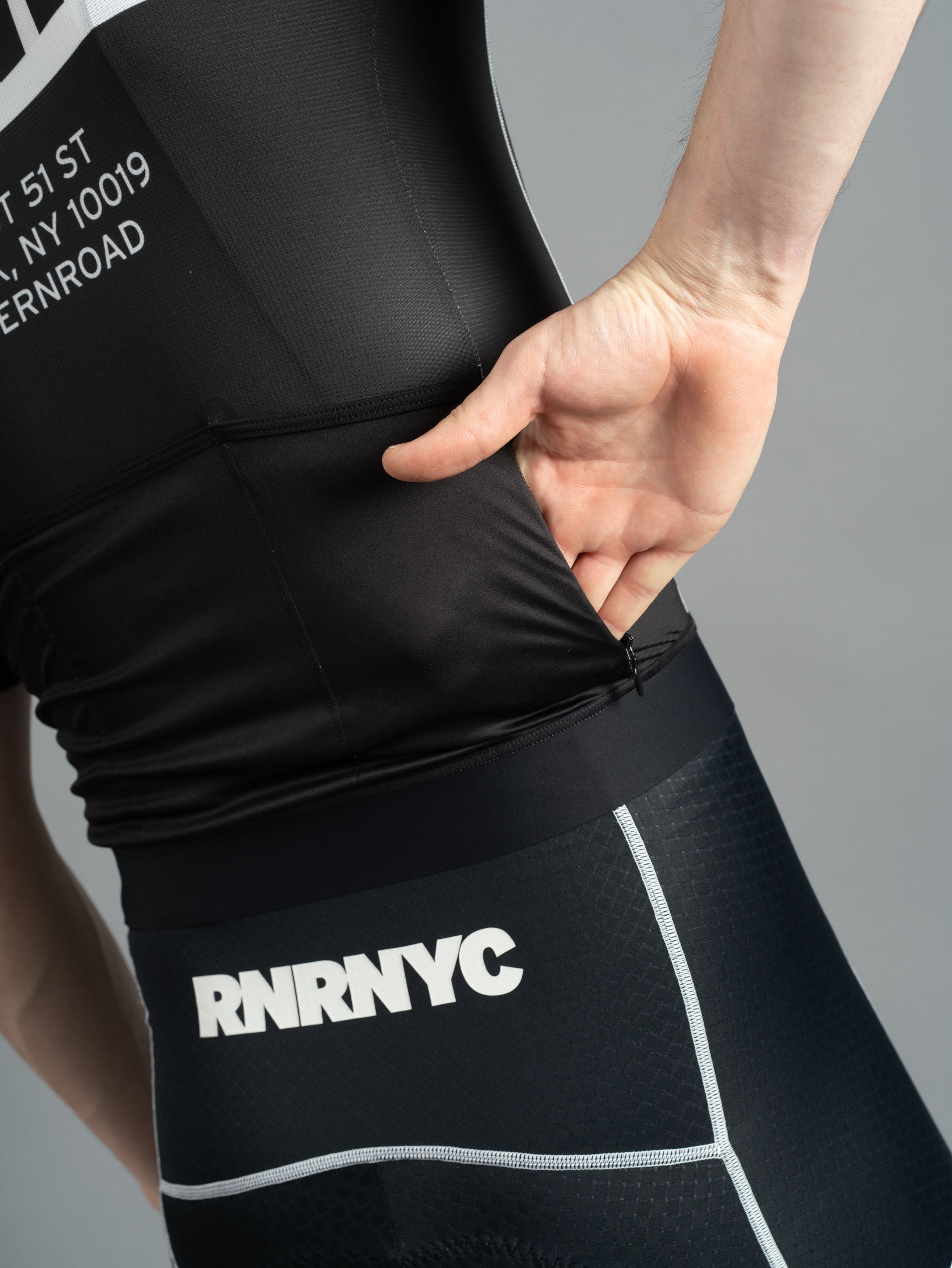 RNRNYC™ IMPACT Jersey - Black/White – RUBBER N' ROAD CYCLING