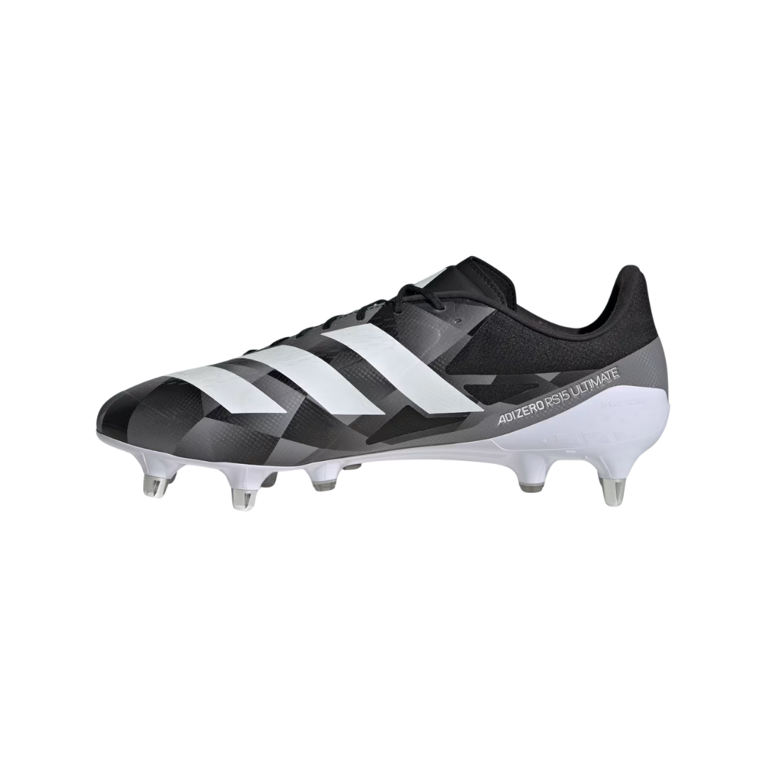 Adidas Adizero RS15 Ultimate SG Rugby Cleats Black | Rugby Now