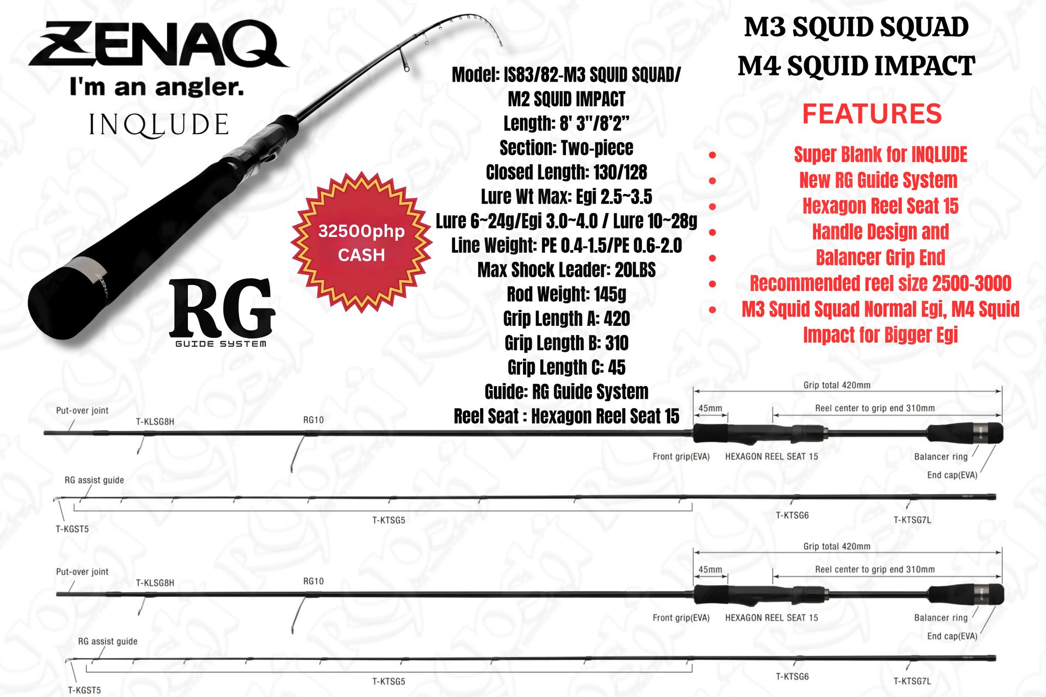 Zenaq Include IS83-M3 Squid Squad IS82-M4 Squid Impact (6/25