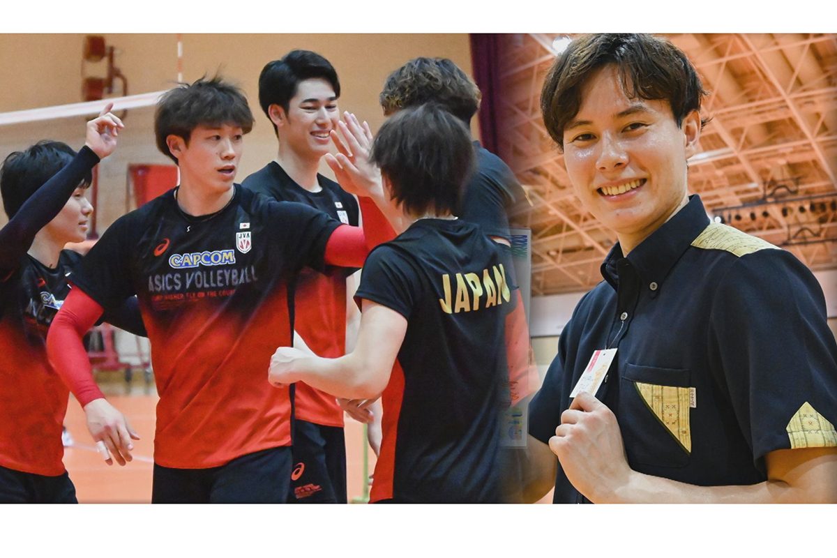 高橋藍、沖縄のかりゆしウエアで笑顔「元気もらった」 石川祐希の神